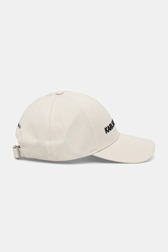 Аксесуари Бавовняна бейсболка Karl Lagerfeld A1W33071 бежевий