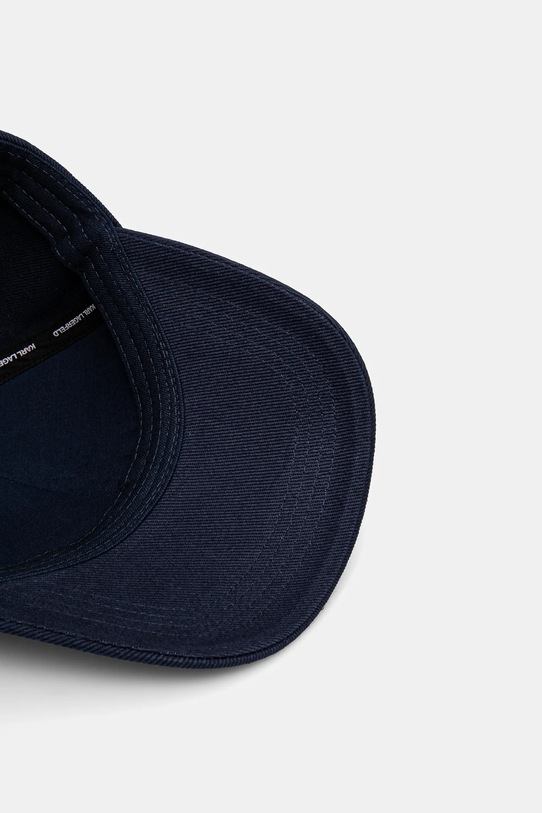Бавовняна бейсболка Karl Lagerfeld K/ESSENTIAL темно-синій A1W33071