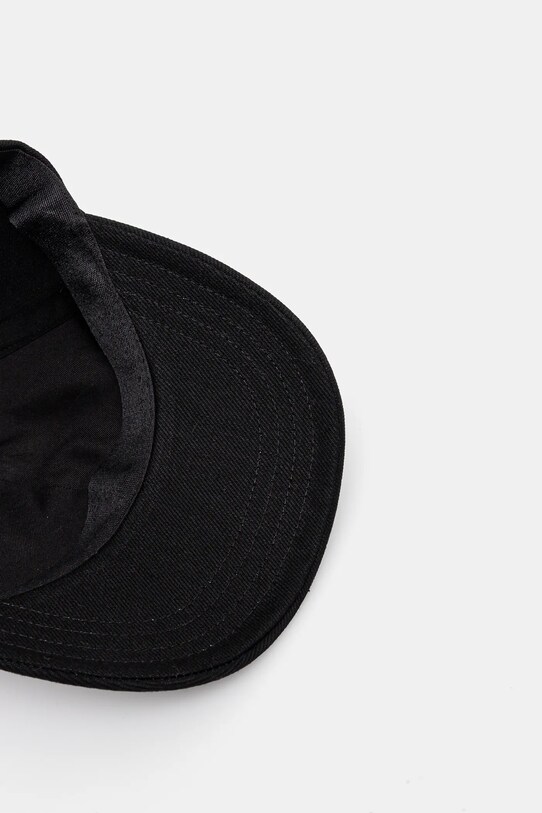 Βαμβακερό καπέλο του μπέιζμπολ A.P.C. casquette charlie μαύρο COHFK.M24069