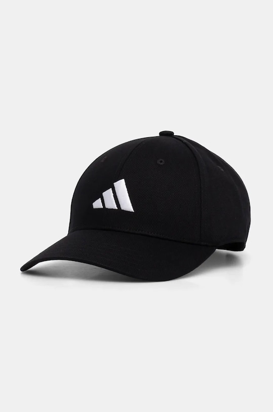 Хлопковая кепка adidas BB CAP COT NL аппликация чёрный JG0998
