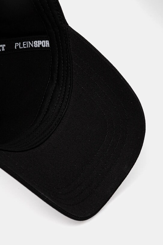 Бавовняна бейсболка PLEIN SPORT чорний SAEA.UAC0643.STE003N