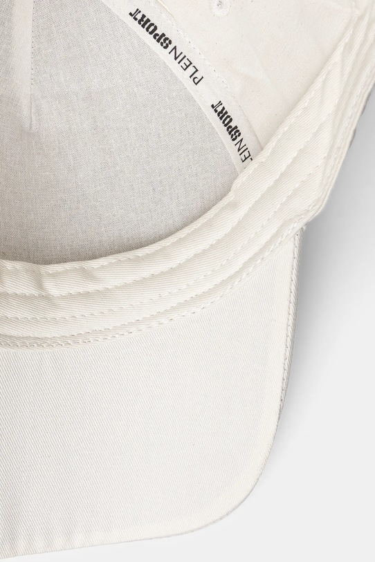 PLEIN SPORT berretto da baseball in cotone beige SADA.UAC0498.STE003N