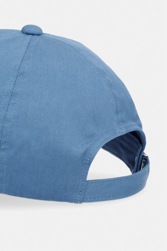 Akcesoria EA7 Emporio Armani Czapka z daszkiem bawełniana AF11989.7X000005 niebieski