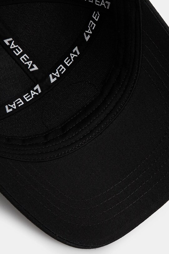 EA7 Emporio Armani czapka z daszkiem czarny AF13425.7X000056