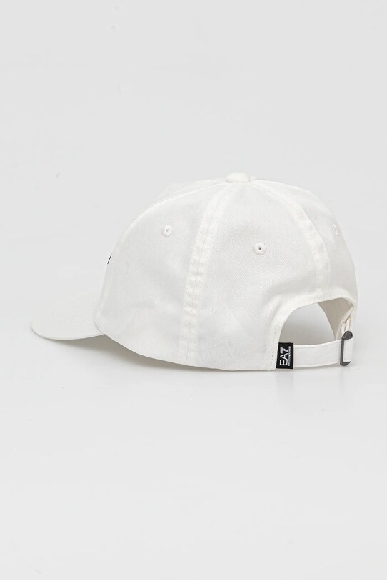 Аксесоари Памучна шапка с козирка EA7 Emporio Armani AF13644.7X000053 бял