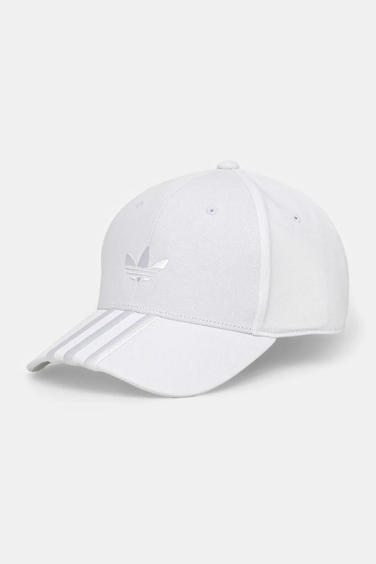 Bavlněná baseballová čepice adidas Originals BASEBALL bavlna bílá JN5832