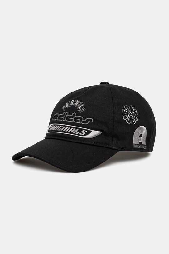 Хлопковая кепка adidas Originals SPONSORS аппликация чёрный JD1002