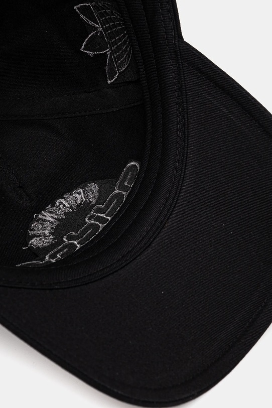 Хлопковая кепка adidas Originals SPONSORS чёрный JD1002