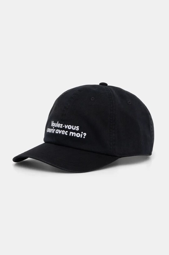 Bavlněná baseballová čepice adidas Originals WORDING bavlna černá JD1004