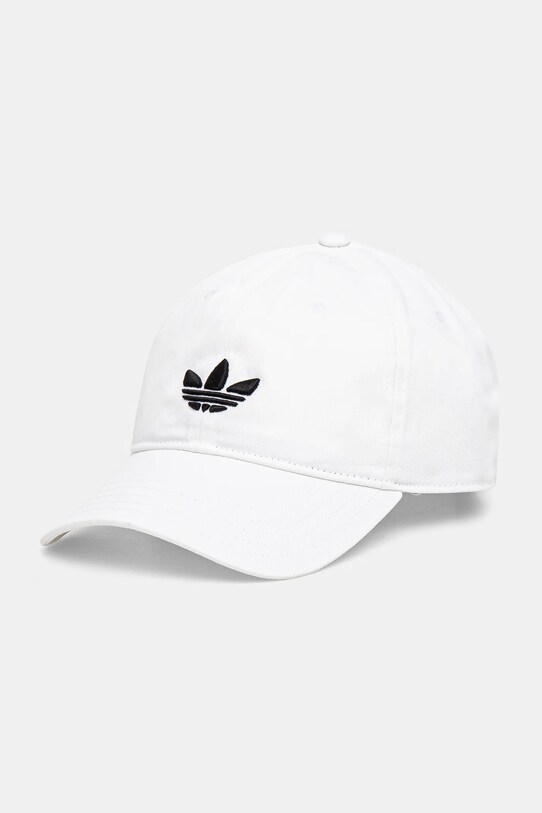 Kšiltovka adidas Originals BASEBALL AC bavlna bílá JC6025