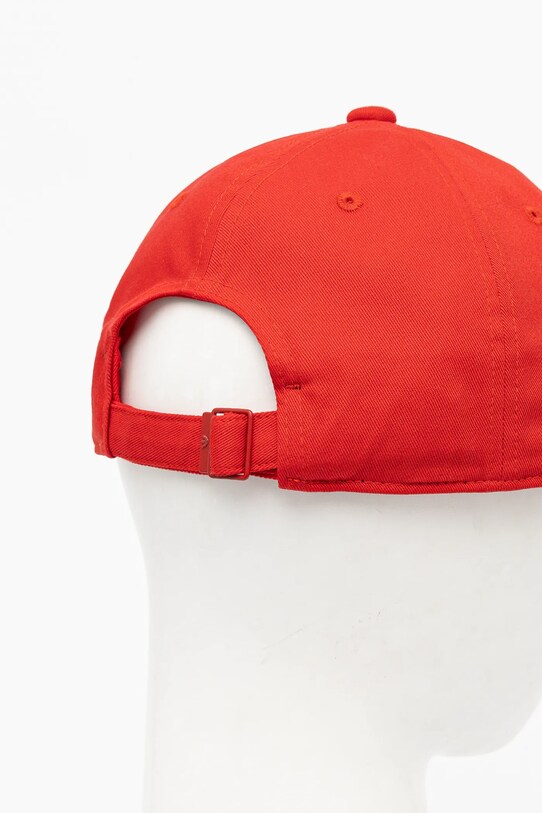 Бавовняна бейсболка adidas Originals BASEBALL AC червоний JC6026
