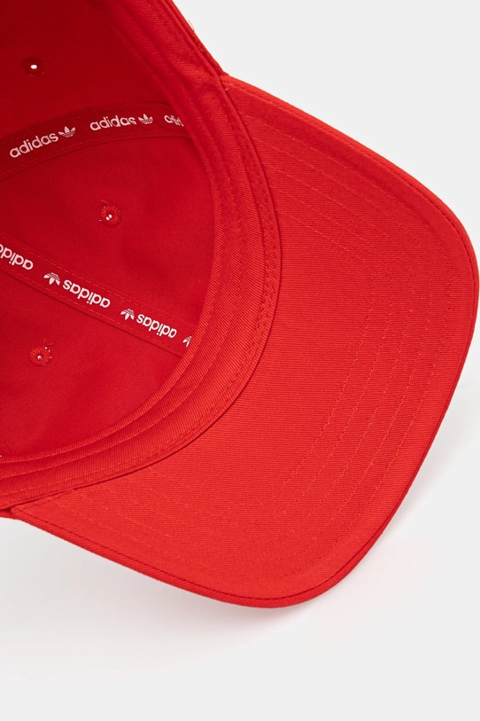 adidas Originals czapka z daszkiem bawełniana BASEBALL AC JC6026 czerwony