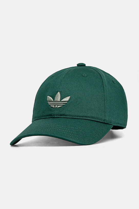 Καπέλο adidas Originals BASEBALL AC βαμβάκι πράσινο JC6031