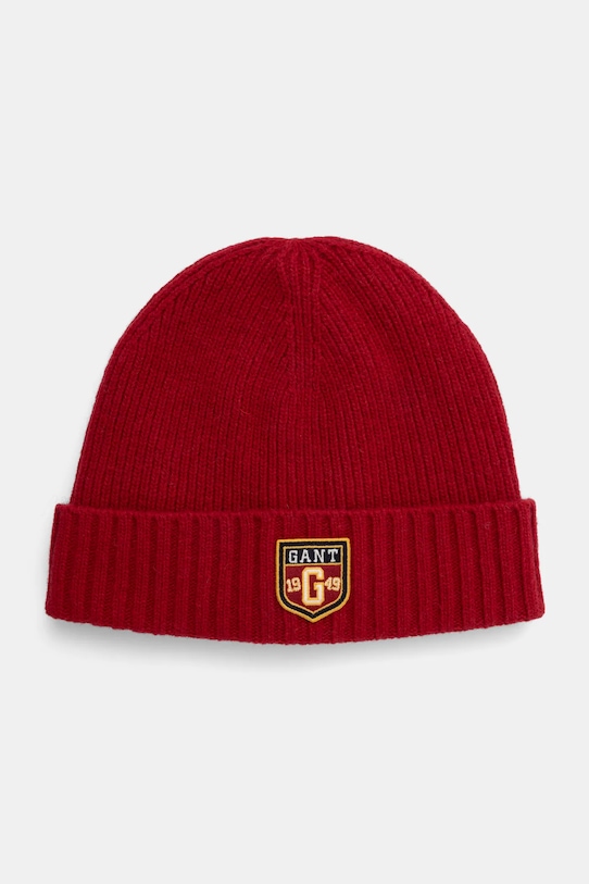 Gant berretto in lana lana rosso 9910038