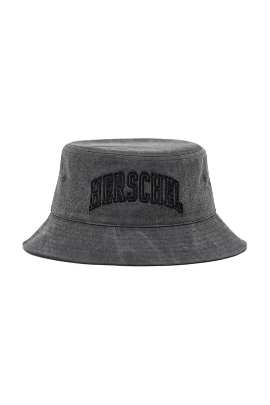 Herschel kapelusz bawełniany bawełna czarny 50366.06431
