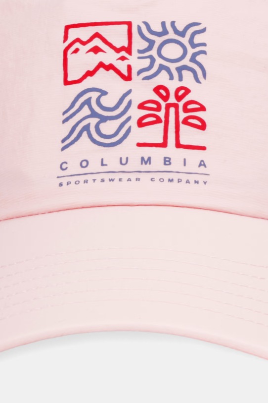 Columbia czapka z daszkiem 2121191 różowy SS26