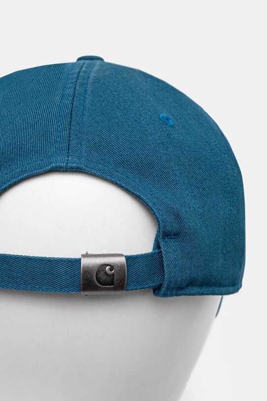 Akcesoria Carhartt WIP czapka z daszkiem bawełniana Madison Logo Cap I023750.2OUXX turkusowy