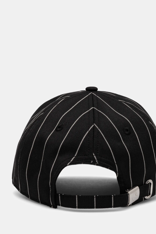 Carhartt WIP wool blend baseball cap Seaton Cap I034348.2MBXX black SS25