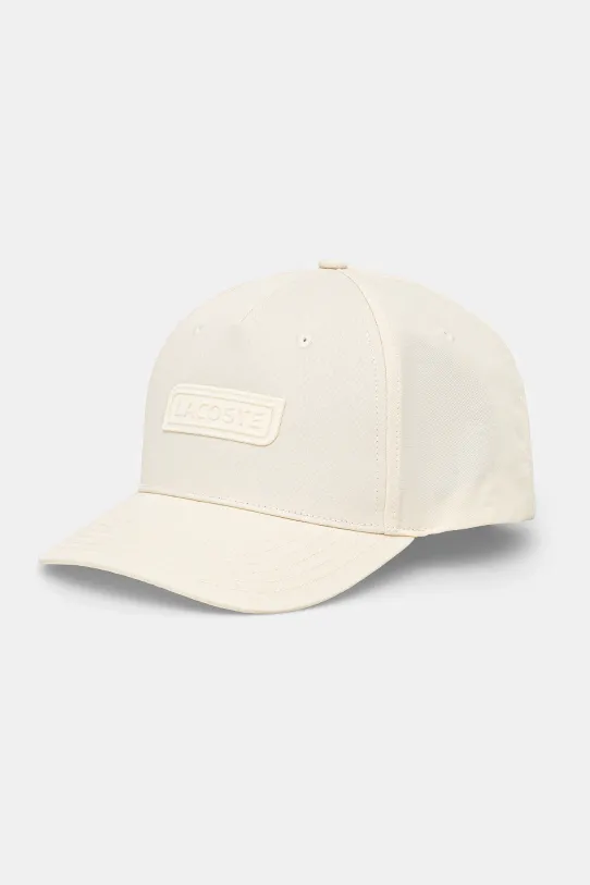 Кепка Lacoste аппликация бежевый RK0742