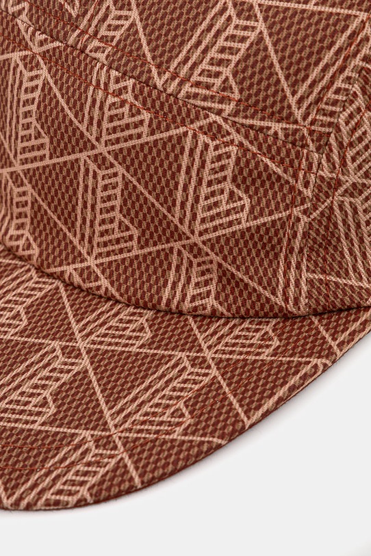 Bavlnená šiltovka Lacoste RK0763 hnedá SS25