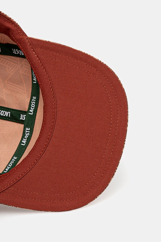 Бавовняна бейсболка Lacoste червоний RK0763