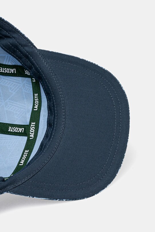 Lacoste șapcă de baseball din bumbac albastru RK0763