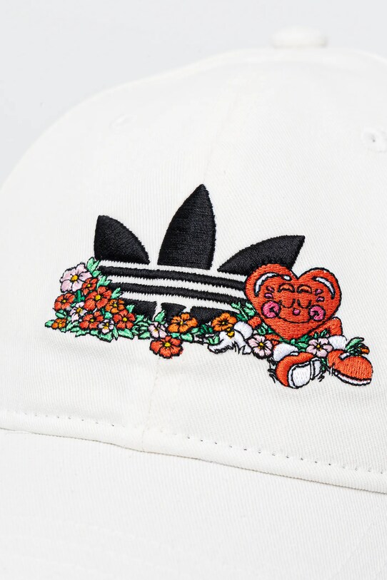 Dodatki Bombažna bejzbolska kapa adidas Originals Nelson JD0991 bela