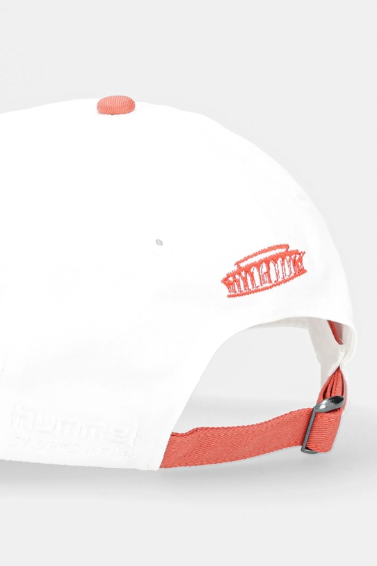 Akcesoria Hummel czapka z daszkiem bawełniana 227578 biały