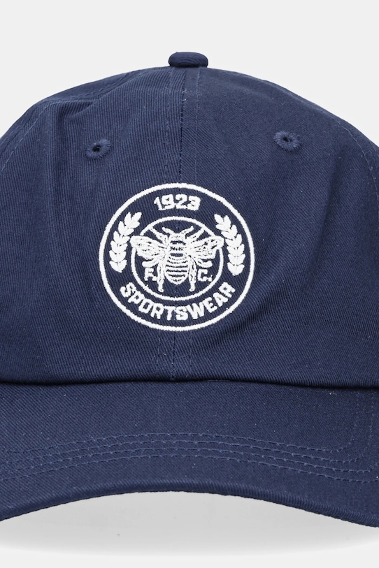 Hummel czapka z daszkiem bawełniana 227578 granatowy SS25