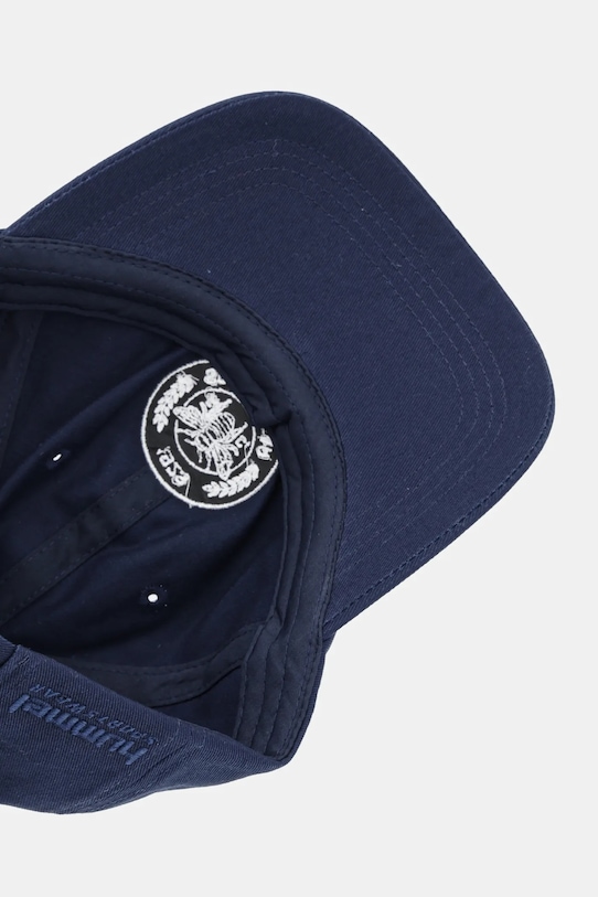 Hummel czapka z daszkiem bawełniana granatowy 227578