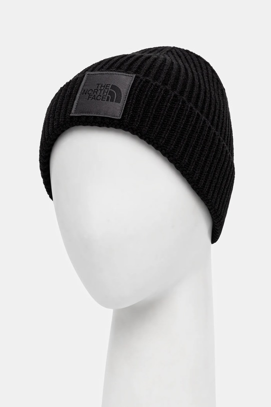 Čepice The North Face TNF Logo Box Cuffed Beanie NF0A3FJXB9I1 černá SS25