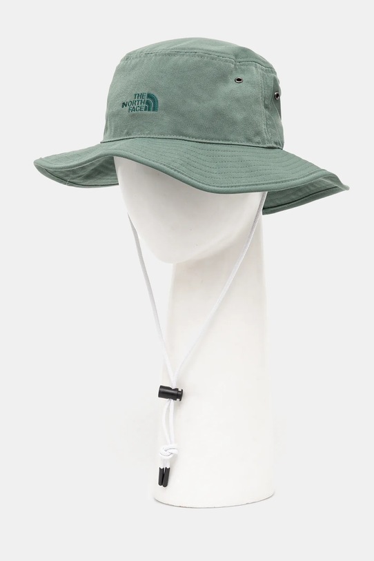 The North Face kapelusz Recycled 66 Brimmer aplikacja zielony NF0A5FX3HCH1