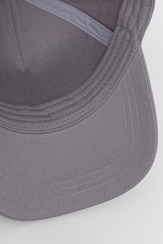 K-Way czapka z daszkiem bawełniana szary K8132SW