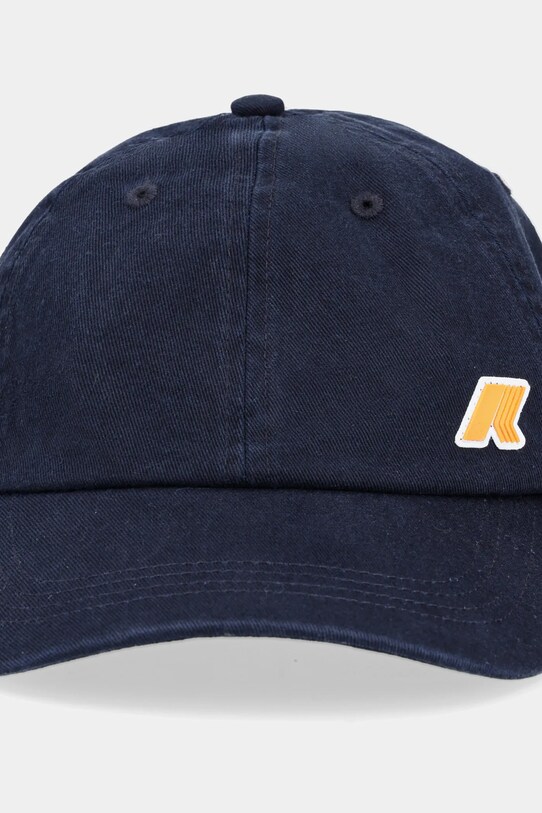 K-Way șapcă de baseball din bumbac K81433W bleumarin SS25