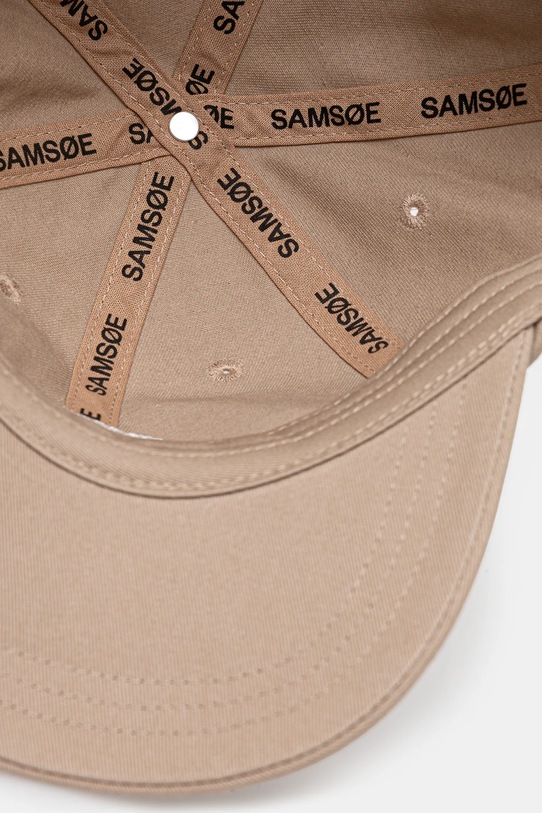 Bavlněná baseballová čepice Samsoe Samsoe SAADDIE béžová U10000001