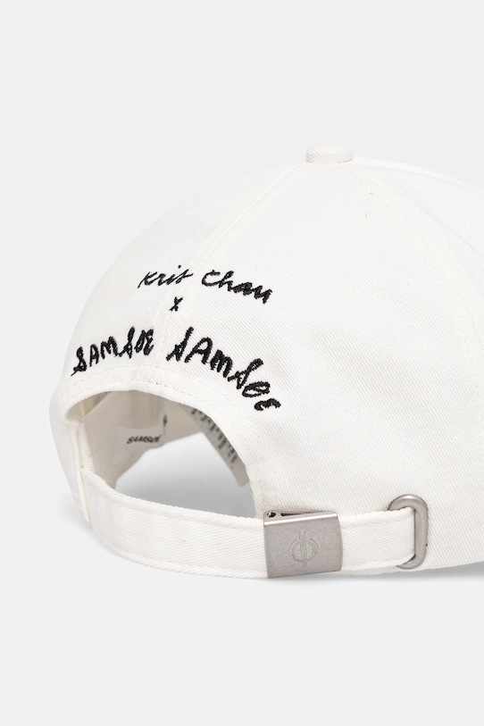 Accesorii Samsoe Samsoe șapcă de baseball din bumbac SAHEART U25100023 alb
