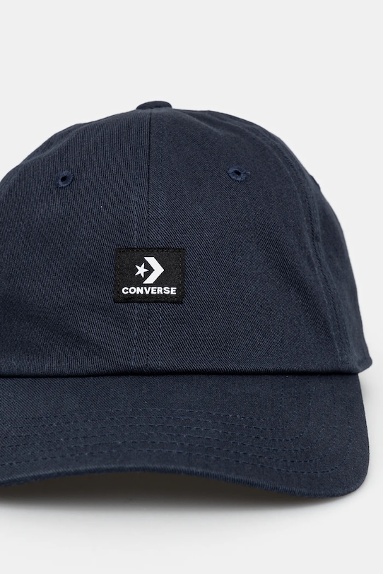 Converse șapcă de baseball din bumbac 10027420.A07 bleumarin SS25