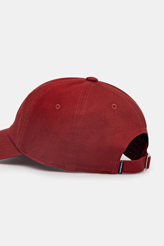 Doplňky Bavlněná baseballová čepice Converse 10027421.A17 burgundské