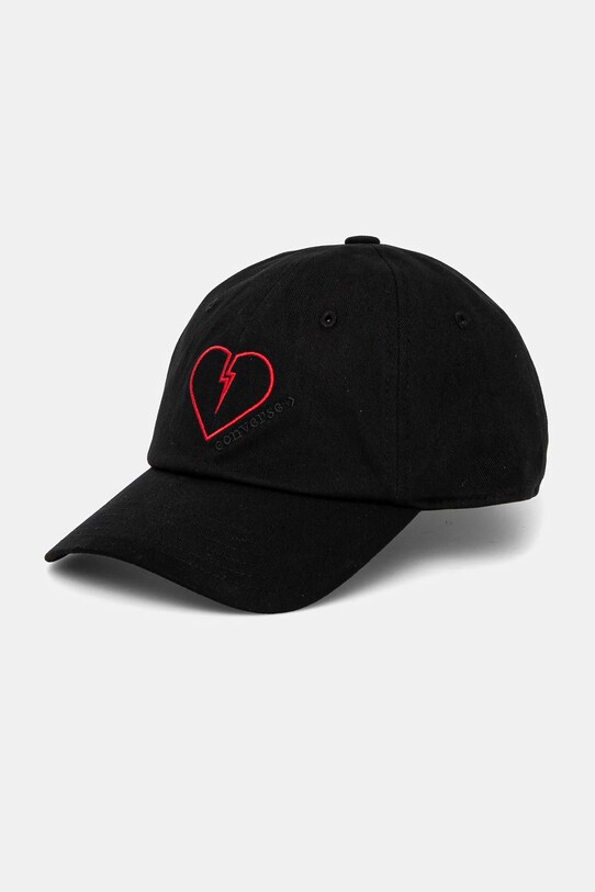 Converse șapcă de baseball din bumbac bumbac negru 10028310.A01