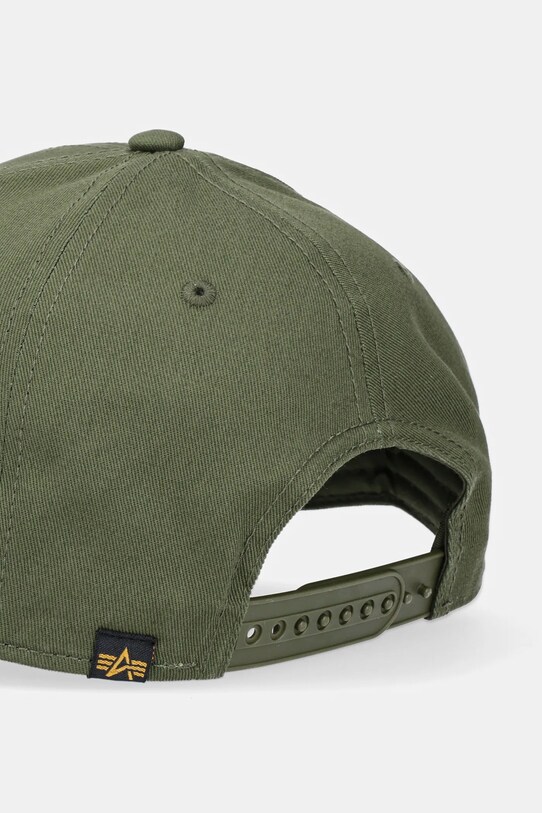 Doplnky Bavlnená šiltovka Alpha Industries Crew Camo Cap 156903 zelená
