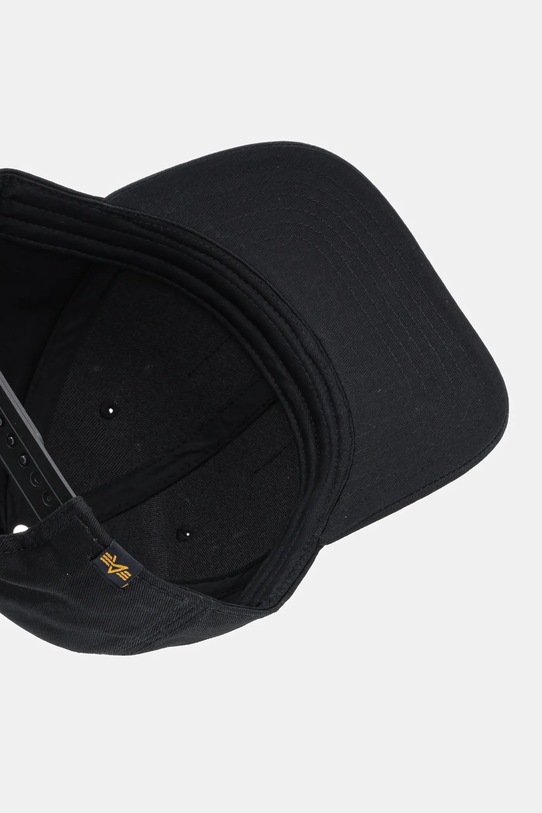 Alpha Industries șapcă de baseball din bumbac Crew Camo Cap negru 156903