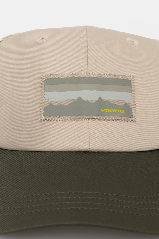 Viking czapka z daszkiem bawełniana Evenes 802.27.5931 zielony SS25