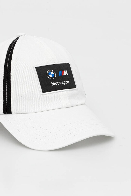 Puma șapcă BMW MMS HERITAGE 26049 alb SS25