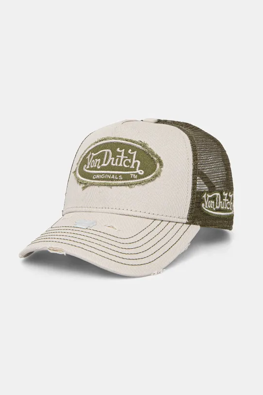 Кепка Von Dutch аппликация зелёный 7030847