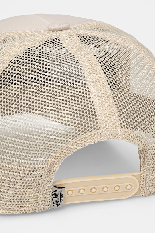 Akcesoria Von Dutch czapka z daszkiem 7030748 beżowy