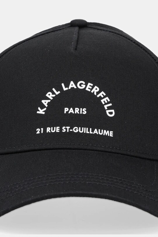 Хлопковая кепка Karl Lagerfeld K/RSG A1W33201 чёрный AA00