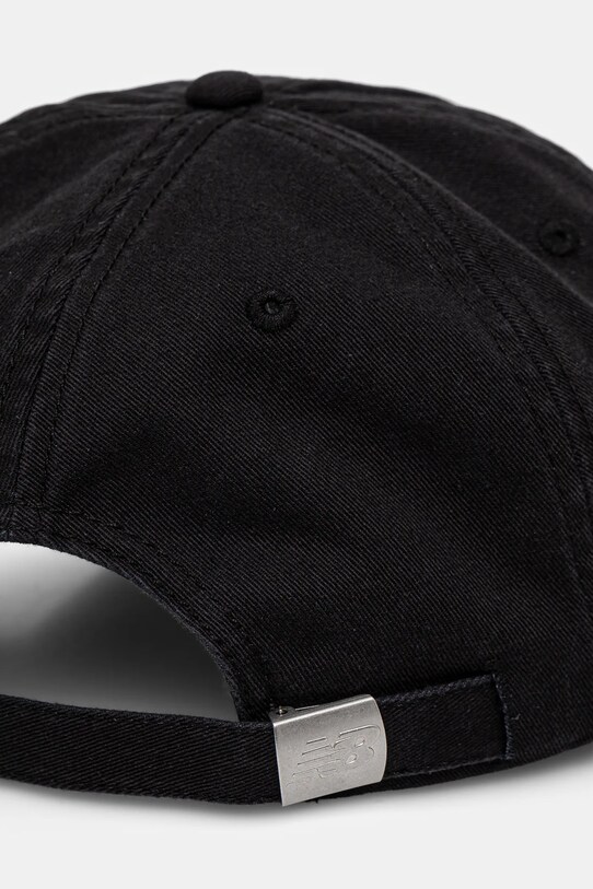 Accessori New Balance berretto da baseball in cotone LAH51013BK nero