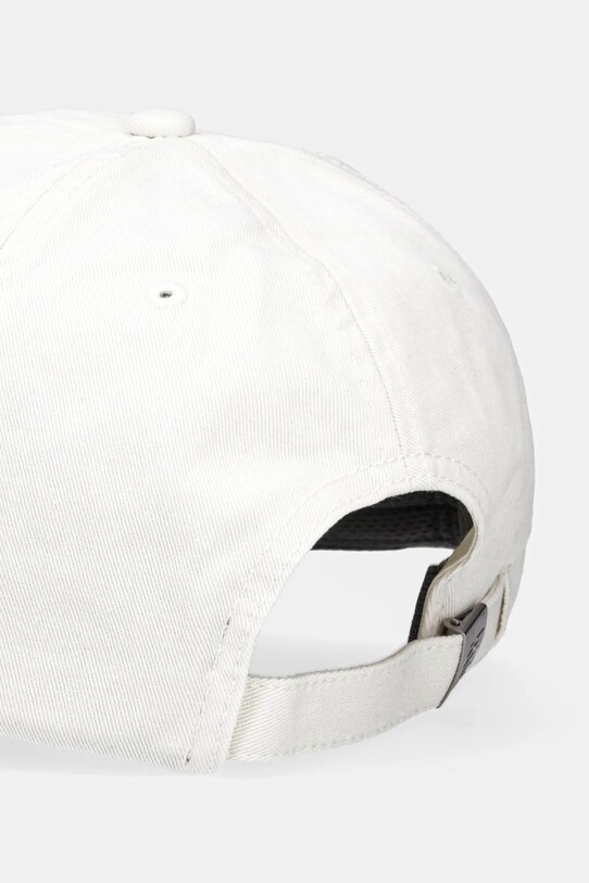 Akcesoria New Balance czapka z daszkiem bawełniana LAH51013SST biały
