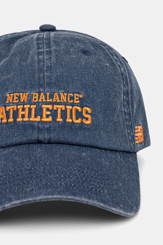 New Balance șapcă de baseball din denim LAH51014NNY bleumarin SS25