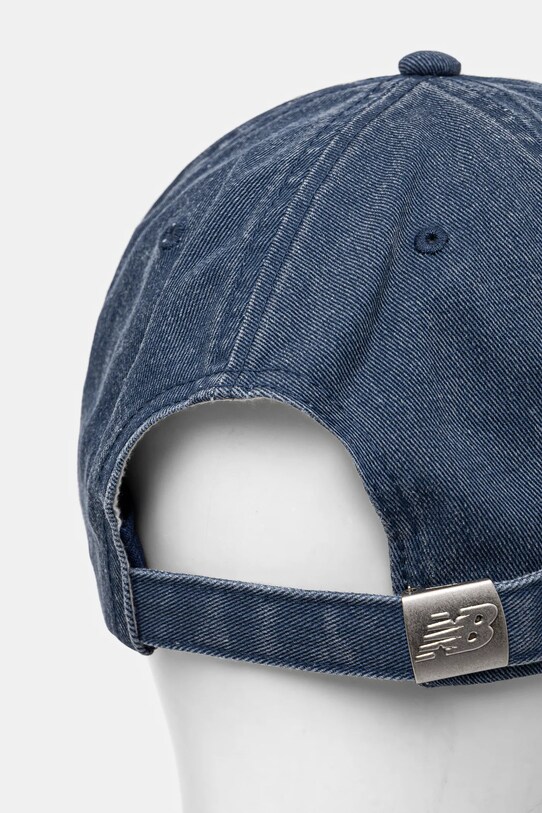 Accesorii New Balance șapcă de baseball din denim LAH51014NNY bleumarin